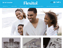 Tablet Screenshot of flexitol.net